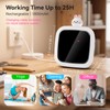 Yunbaoit Digital Visual Timer for Kids, Rechargeable 99-Minute Silent Countdown