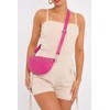 Women's Italian Genuine Leather Sling Bum Bag Style Crossbody Bag