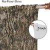 Camo Blackout Curtains,Forest Camouflage Print Pattern Rod Pocket Window Door