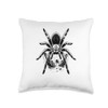 Pastel Paint Art Tarantula Spider Tarantulas Throw Pillow