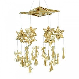 Christmas Mobile Straw Stars and Angels