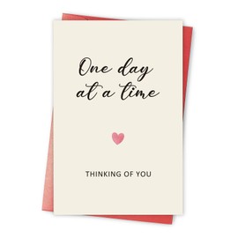 Qiavor Thinking of You Card - Sympathy, Bereavement & Hard Times Support for Friends & Family