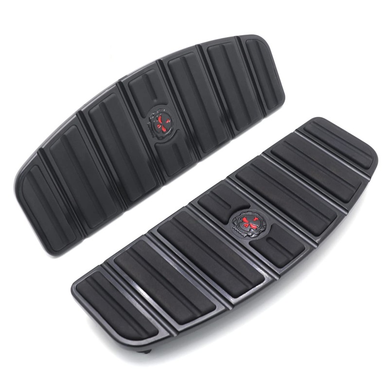HTTMT- Black Skull Rider Footboard Insert Kit Traditional D Compatible