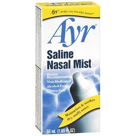 Ayr Saline Nasal Mist - 1.69 oz, Pack of 5