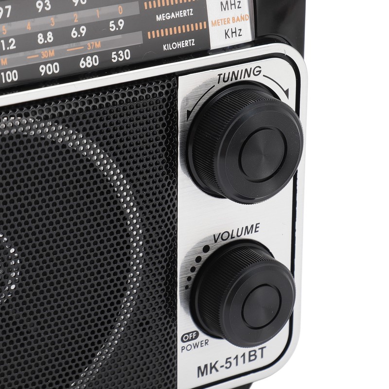 Portable Shortwave Radio FM AM SW Bluetooth 5.0 Multifunction Multi