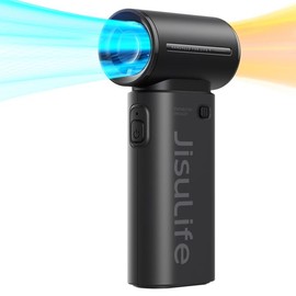 JISULIFE Mini Portable Fan 5000mAh, Fashionable, cool and multifunctional - Color: Grey（5000mAh）