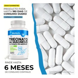 L- Treonato De Magnesio - Productividad, Enfoque Y Descanso