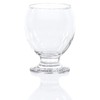 Red Co. Clear Wine Drinking Glass Goblet with Short Stem,