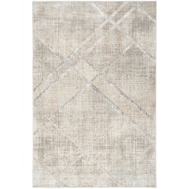 Inspire Me! Home Décor Iliana Modern Grey 7'10" x 9'10" Area Rug, EasyCleaning, Non Shedding, Bed Room, Living Room, Dining Room, Kitchen (8x10)