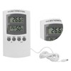 LCD Temperature and Humidity Monitor WallMountable Wired Flower Planting Hygrometer