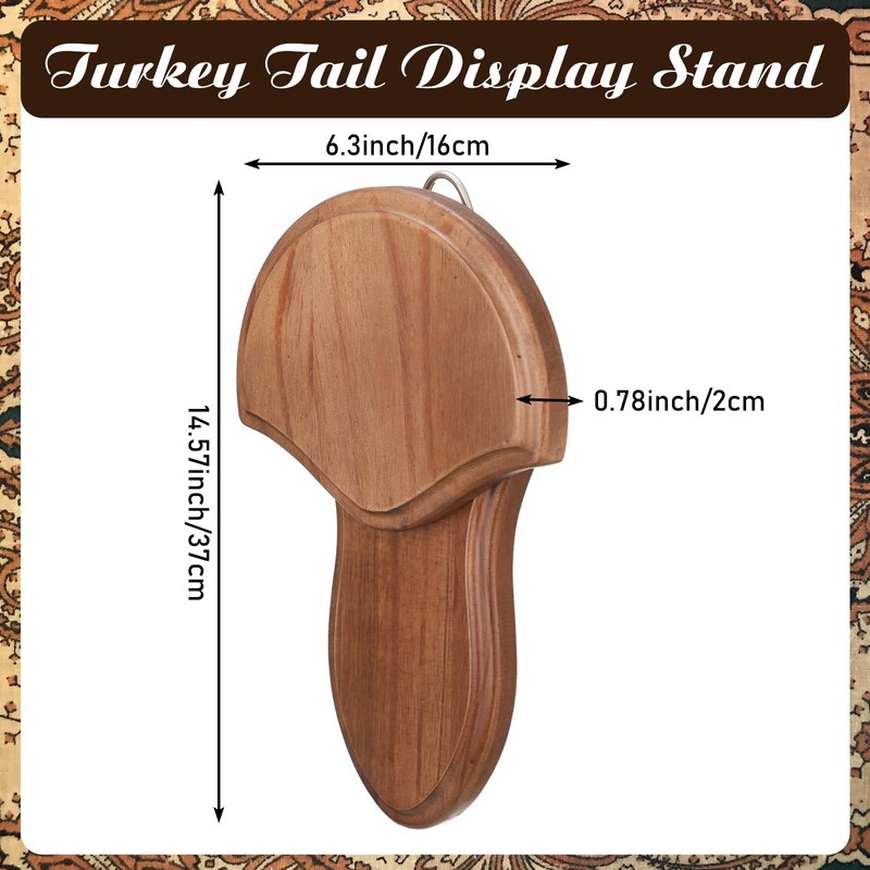 Turkey Fan Mounting Kit with Beard Plate for Hanging Turkey