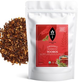 Sarasota Tea, Organic Rooibos Tea, Gourmet, 100% Organic African Red Loose Leaf Tea, Premium Grade, 1 Pound Bag of Loose Leaf Tea
