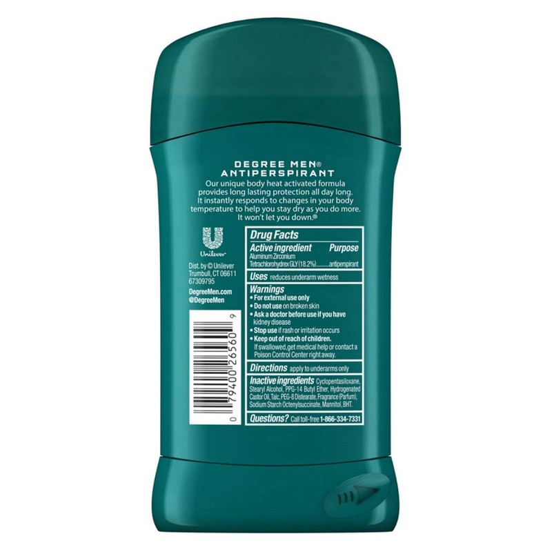 Degree Deodorant Mens Extreme Blast (79ml) 2.7 Ounce (Pack of