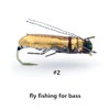 YAZHIDA Fly Fishing Flies, Simulated Insects, (Anoplophora chinensis)