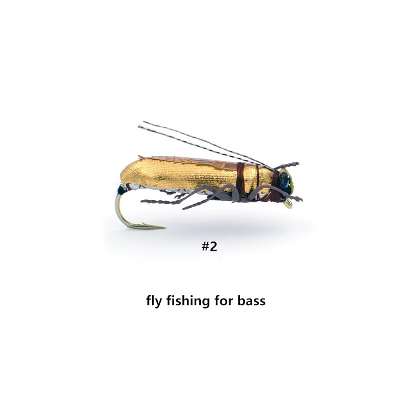 YAZHIDA Fly Fishing Flies, Simulated Insects, (Anoplophora chinensis)