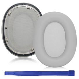 Aiivioll Replacement WH-1000XM6 Ear Pads Compatible with Sony WH-1000XM6 Headphones, Ear Cushions Made of Soft Protein Leather with Memory Foam, Sound Isolation (Platinum Silver)