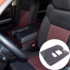 car-king888 Leather Black Car Armrest Box Cover Protector Case For