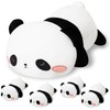 Panda Mommy Plush with 4 Babies – 5-in-1 Stuffed Animal