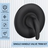 Matte Black Shower Trim Kit Shower Lever Handle for Moen