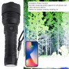 Super Bright Flashlight 30000lm Zoomable 2000m Range Support Power Output