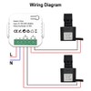DollaTek WIFI Smart Energy Meter 80A with 2 Clamp CT