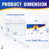 10PCS ID Badge Holder Horizontal-Extra Thick Clear ID Card Holder
