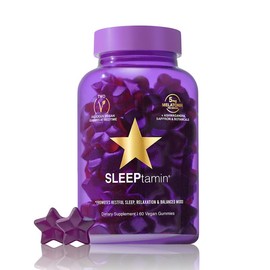 HAIRtamin SLEEPtamin – Physician-Formulated Sleep & Mood Support Without Grogginess:_1 Month Supply