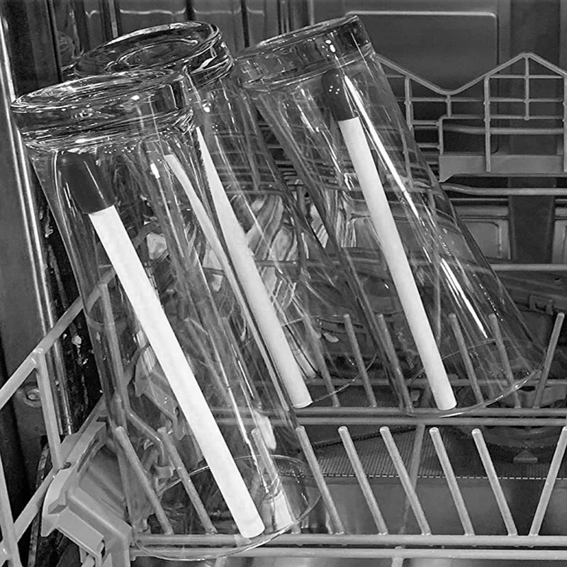 Tether Dishwasher Wine Glass Protector Silicone Stemware Saver Flexible Stemware