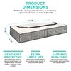 Fineway Underbed Storage Bags - 2 Pack - Large, Durable,