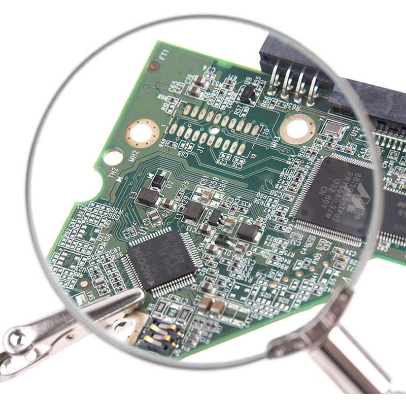 WWZMDiB Helping Hand Magnifier Adjustable 5X Magnifying Glass,with Dual Adjustable