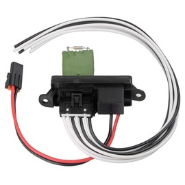 Jtron 22807122 HVAC Blower Motor Fan Resistor w/Wire Harness Replacement with 1999-2006 Chevy Silverado gmc Sierra 1500 2500 3500, 2000-2002 gmc Yukon Replaces# 973-004, 89018597, 22807122, ru371