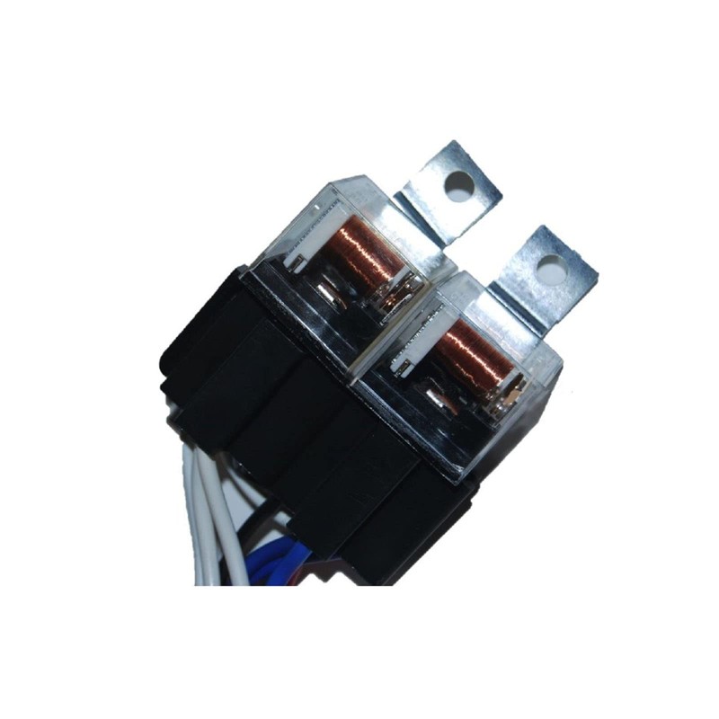 Octane Lighting 4-Headlight Relay Wiring Harness H4 Headlamp Light Bulb