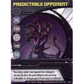 Bakugan Special Ability Card Predictable Opponent