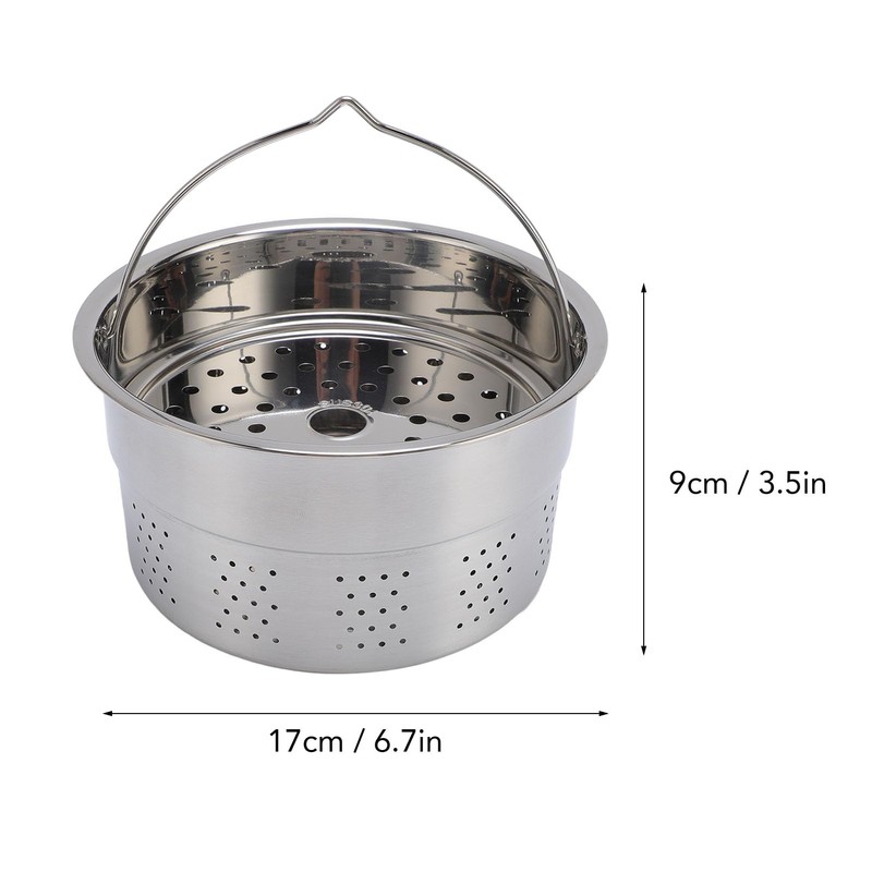 Steaming Pot for Thermomix TM5 TM6, Stainless Steel Steaming Basket,