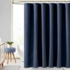 BTTN 78 Inch Long Shower Curtain - Linen Textured Thick