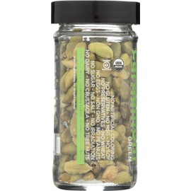 Spicely Organic Cardamom Pods Green Whole 1.20 Ounce Jar Certified Gluten Free