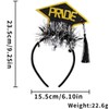 Losuya 4pcs Graduation Party Costume Headbands Headbands Accessories Random Color