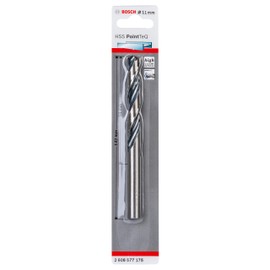 Bosch Professional PointTeQ HSS Twist Drill Bit (for metal, 11 x 94 x 142 mm, accessories for drill driver)