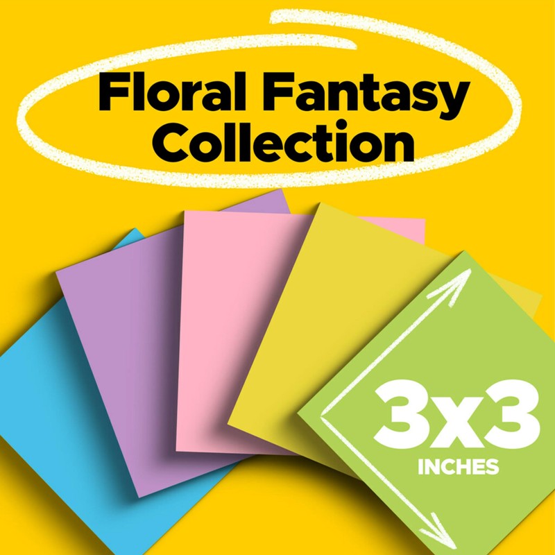Post-it Notes, 3 in x 3 in, 5 Sticky Notes