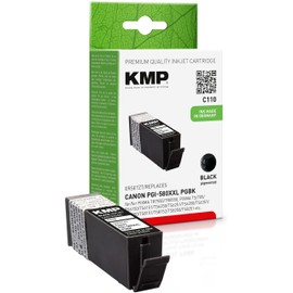 KMP Ink Cartridge for Canon 580PGBKXXL Black (1970C001) - C110 - for Pixma TR7550 TR8550, TS705 TS705a TS6150 TS6151 TS6250 TS6350 TS6... etc.
