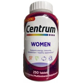 Centrum Multivitamin for Women Energy Immunity Metabolism 250 Tablets