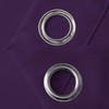 VEHEDE Blackout Thermal Curtains for Living Room, Soft Eyelet Purple
