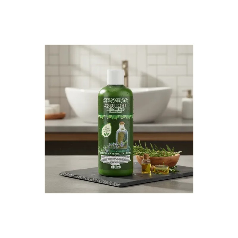 2 Shampoos De Romero Anti-caída, Fortalece, Nutre E Hidrata