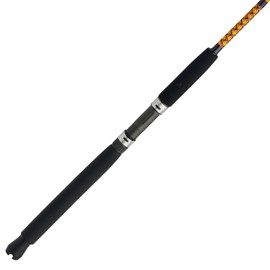 Ugly Stik Bigwater Conventional Fishing Rod, Black/Red/Yellow, 9' - Light - 6-20lb - 2pc