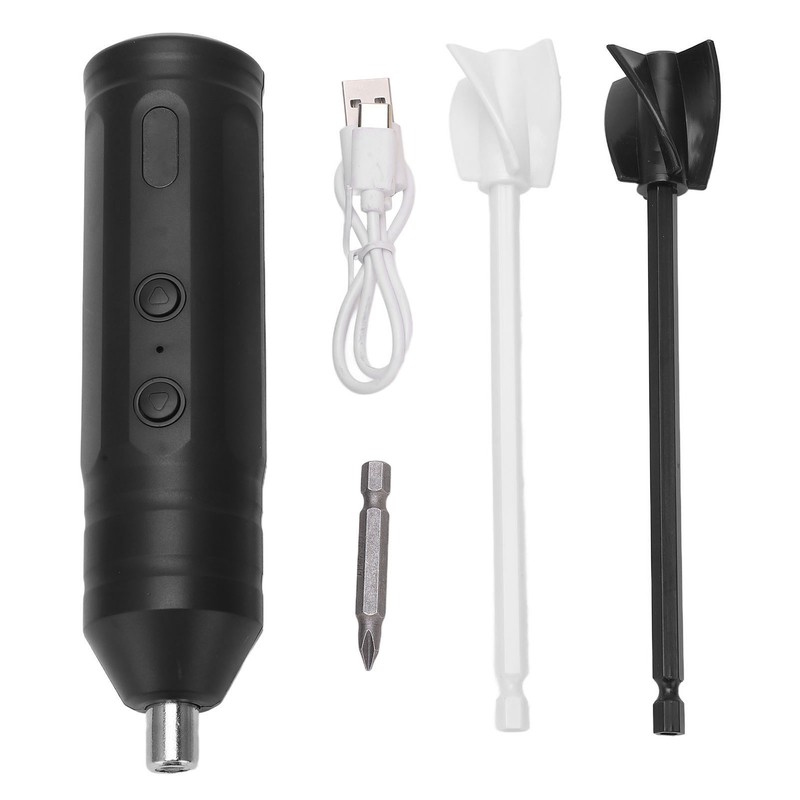 Epoxy Resin Mixer Electric Rechargeable Machine Kit with 2 Paddles