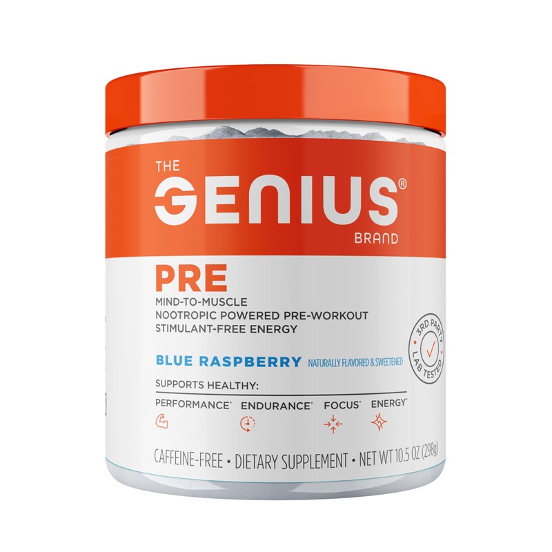 The Genius Brand Genius Pre - Clean Pre-Workout Powder for