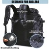 HAMBOLY Fishing Backpack with Rod Holders, 40L Tackle Box Backpack