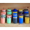 Silicone Drinking Lids with Rust Proof Stainless Steel Bands by