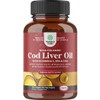 etc Nature's Kraft Wild Iceland Cod Liver Oil - Omega Fatty Acids -- 100 Softgels / 네이쳐스 크래프트 와일드 아이슬란드 대구 간유 - 오메가 지방산 -- 100 소프트젤