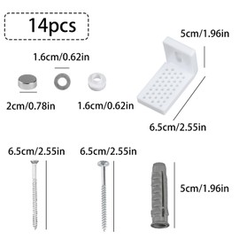 Thyonta Toilet L-shaped floor screw kit Toilet assembly fixing bolt Toilet sanitary fittings Suitable for all kinds of bidet toilets